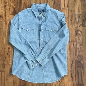 Polo by Ralph Lauren Light Blue Casual Shirt